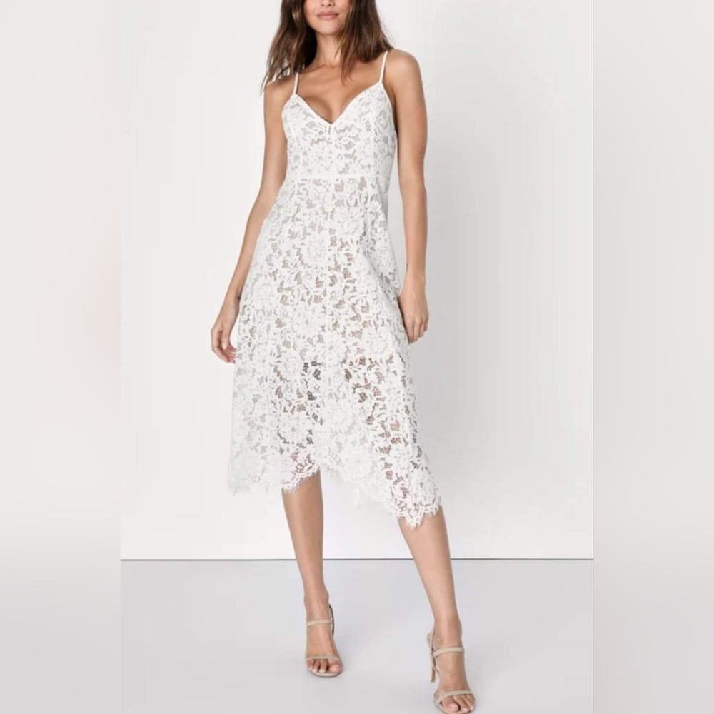 White Lace Midi NWT